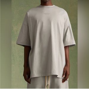 SOLD Fear of God Essentials Silver Cloud Tee Shirt T-Shirt FOG Gray